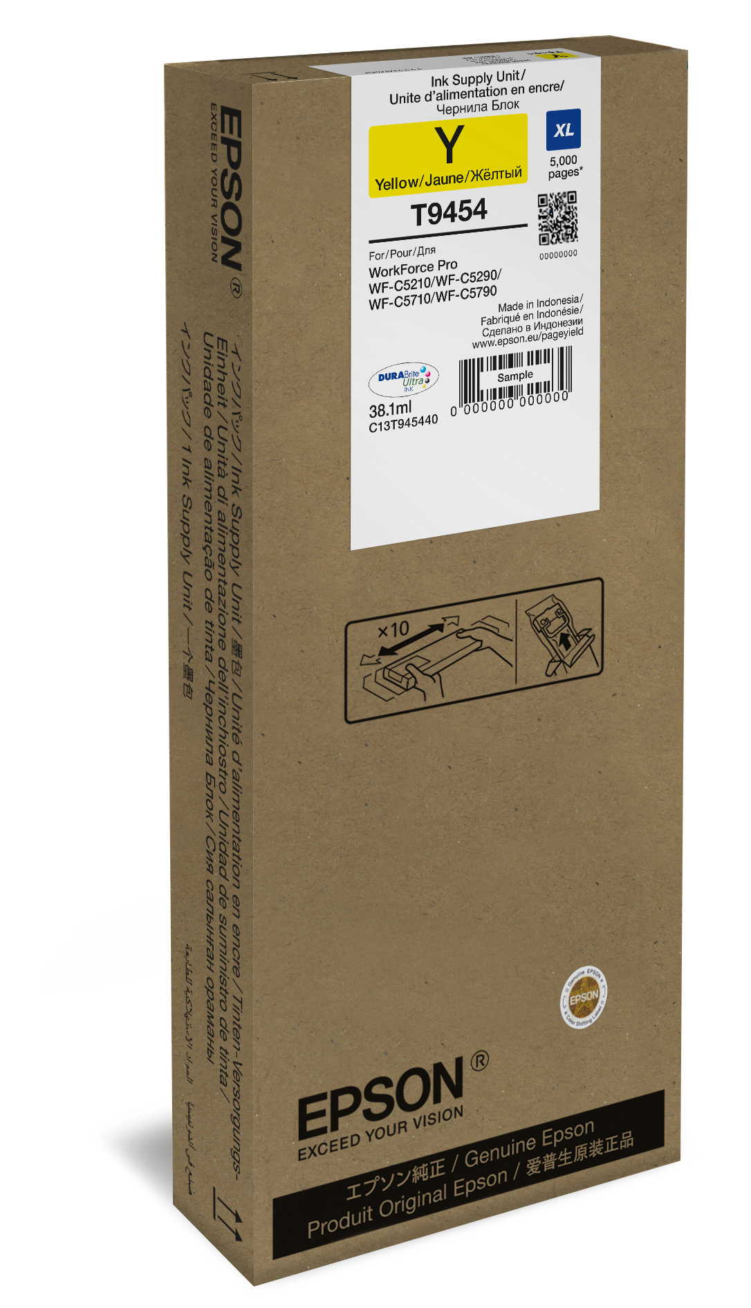 Epson WF-C5xxx Series Ink Cartridge XL Yellow - Afbeelding 2