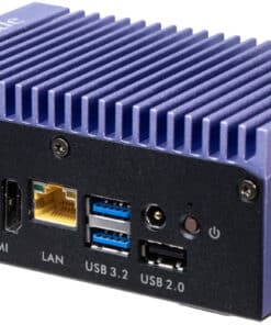 Shuttle Edge PC SPCEL12, Intel Celeron J6412, 2x HDMI, 1x DP, 2x 2.5G LAN, 1x DDR4, 1x Micro SD card reader, 1x Nano SIM slot, 3x USB, 2x M.2 (SATA), 12-20V, ventilatorloos, 24/7, incl. VESA mount - Afbeelding 5