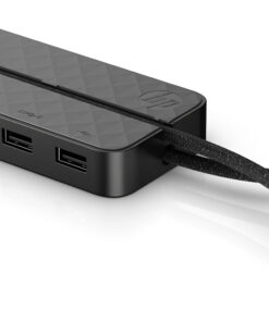 HP Spectre USB-C Travel Dock Bedraad USB 3.2 Gen 1 (3.1 Gen 1) Type-C Zwart - Afbeelding 2