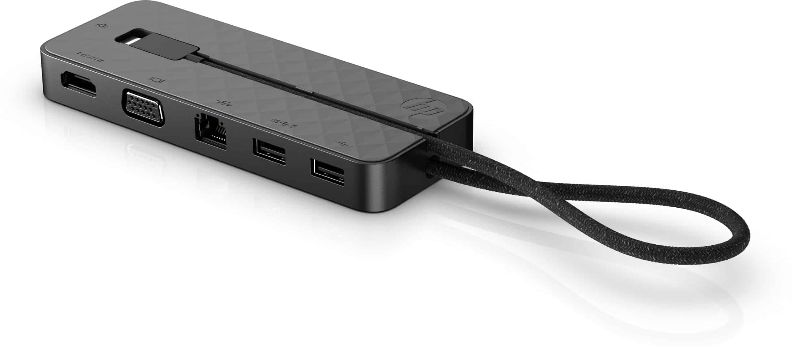 HP Spectre USB-C Travel Dock Bedraad USB 3.2 Gen 1 (3.1 Gen 1) Type-C Zwart - Afbeelding 2