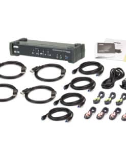 ATEN 4-poorts USB 3.0 4K DisplayPort MST KVMP-schakelaar (kabel meegeleverd) - Afbeelding 3