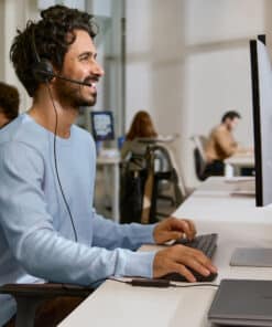 HP Poly Mission 425 Stereo USB Wired Headset Classic - Afbeelding 5
