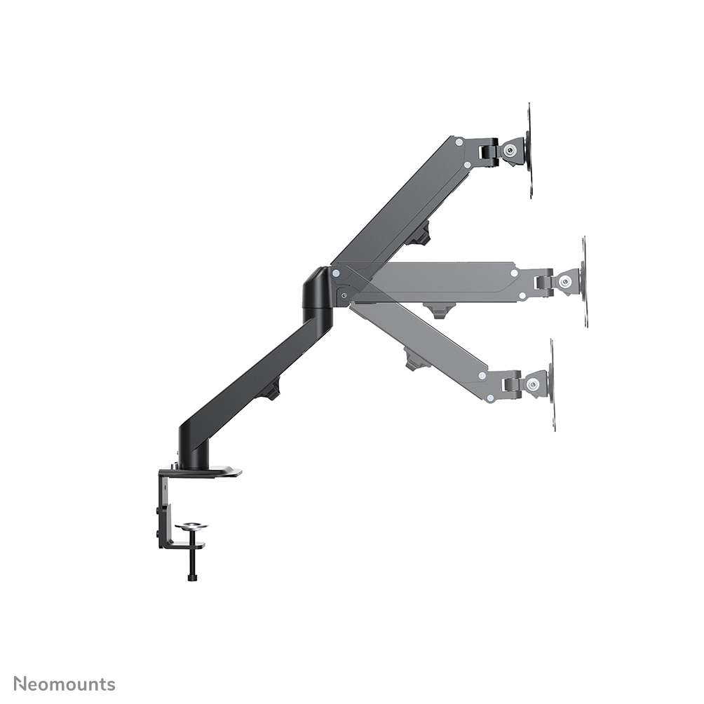 Neomounts DS70-700BL2Gas Spring Mount, clamp/grommet, Dual-mount, 17 - 27 inch - Afbeelding 7