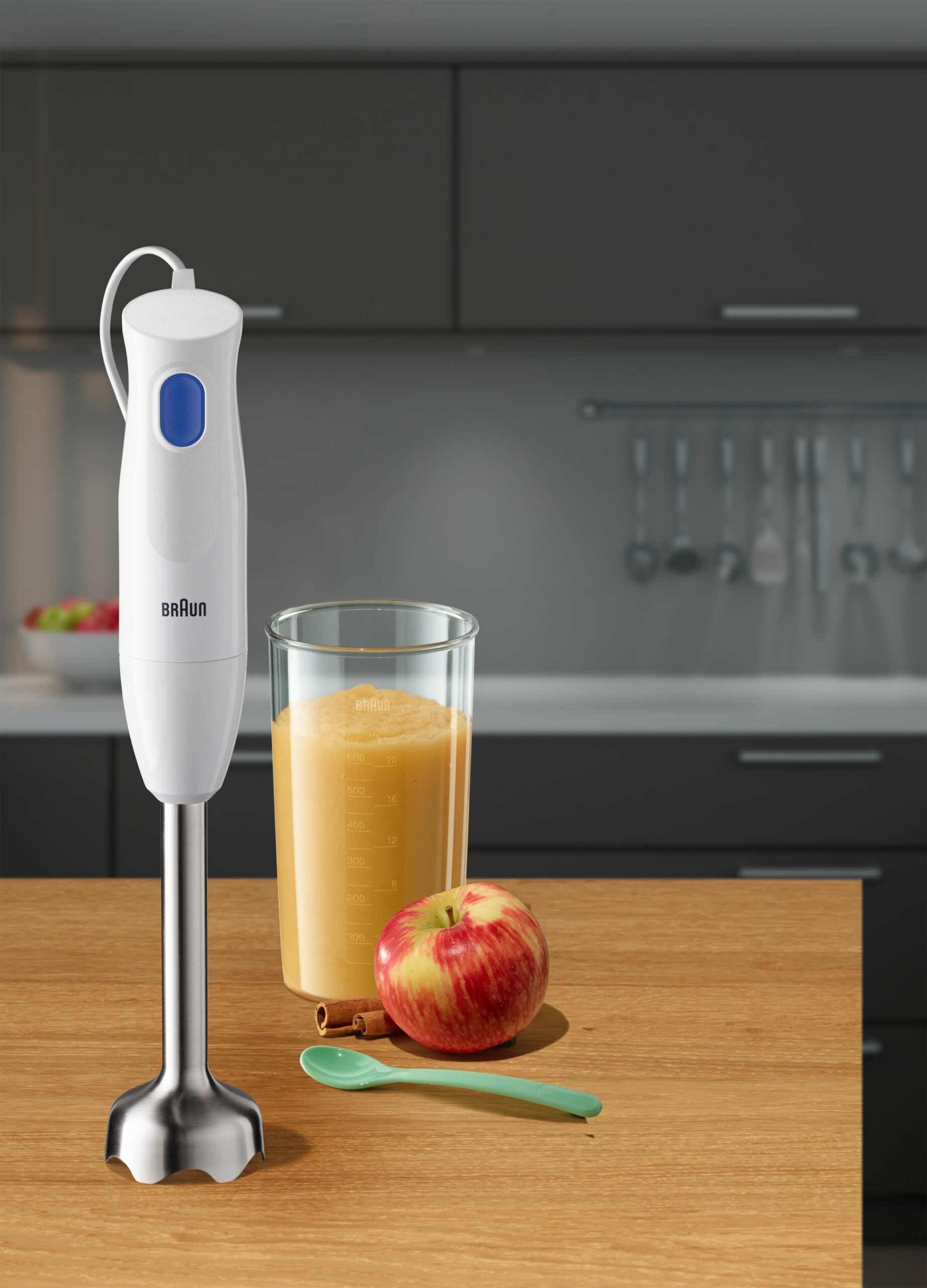 Braun MultiQuick 1 MQ10.001M 0,6 l Staafmixer 450 W Blauw, Wit - Afbeelding 4