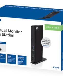 ACT Universeel USB-C of USB-A Dockingstation, voor 2 HDMI monitoren, DisplayLink - Afbeelding 5