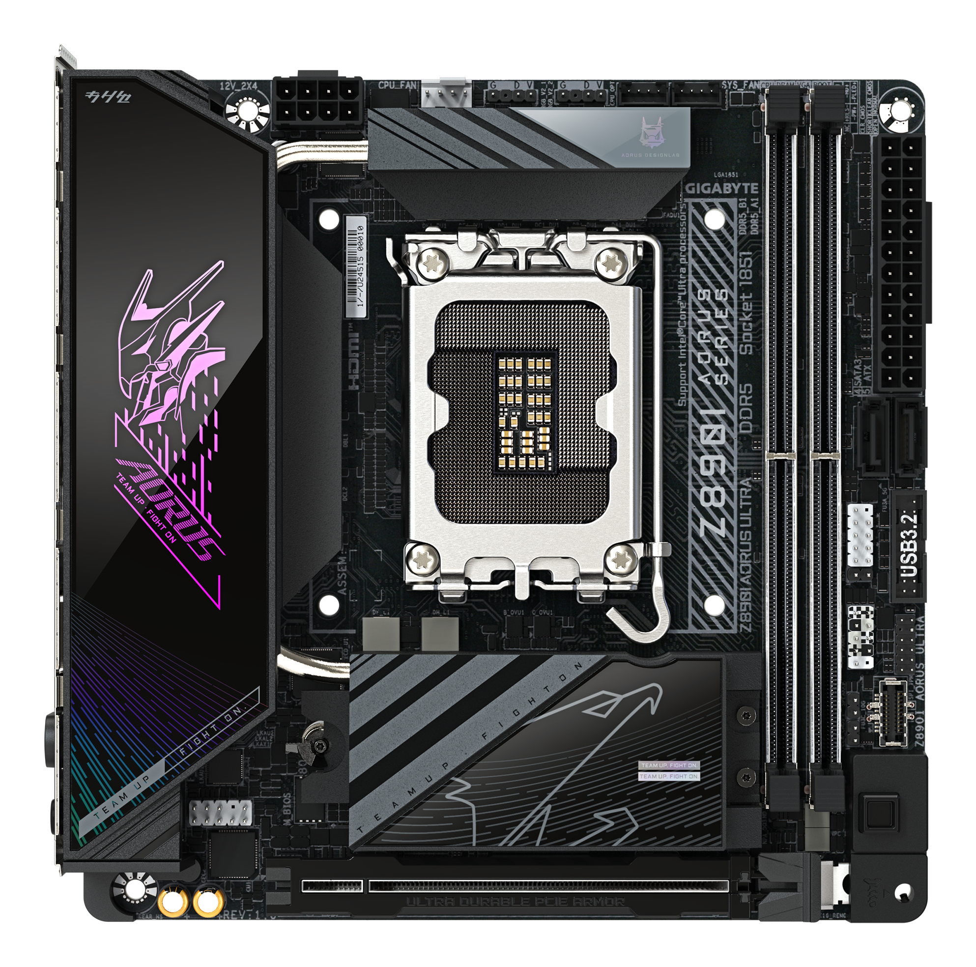 GIGABYTE Z890I AORUS ULTRA moederbord Intel Z890 LGA 1851 (Socket V1) mini ITX - Afbeelding 2