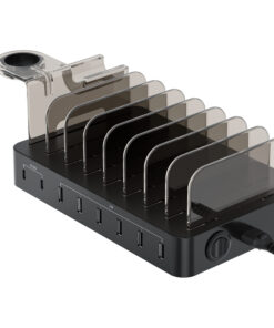 Conceptronic OZUL02B OZUL 8-Port 75W USB PD Charging Station, Indoor, AC, 12 V, Black