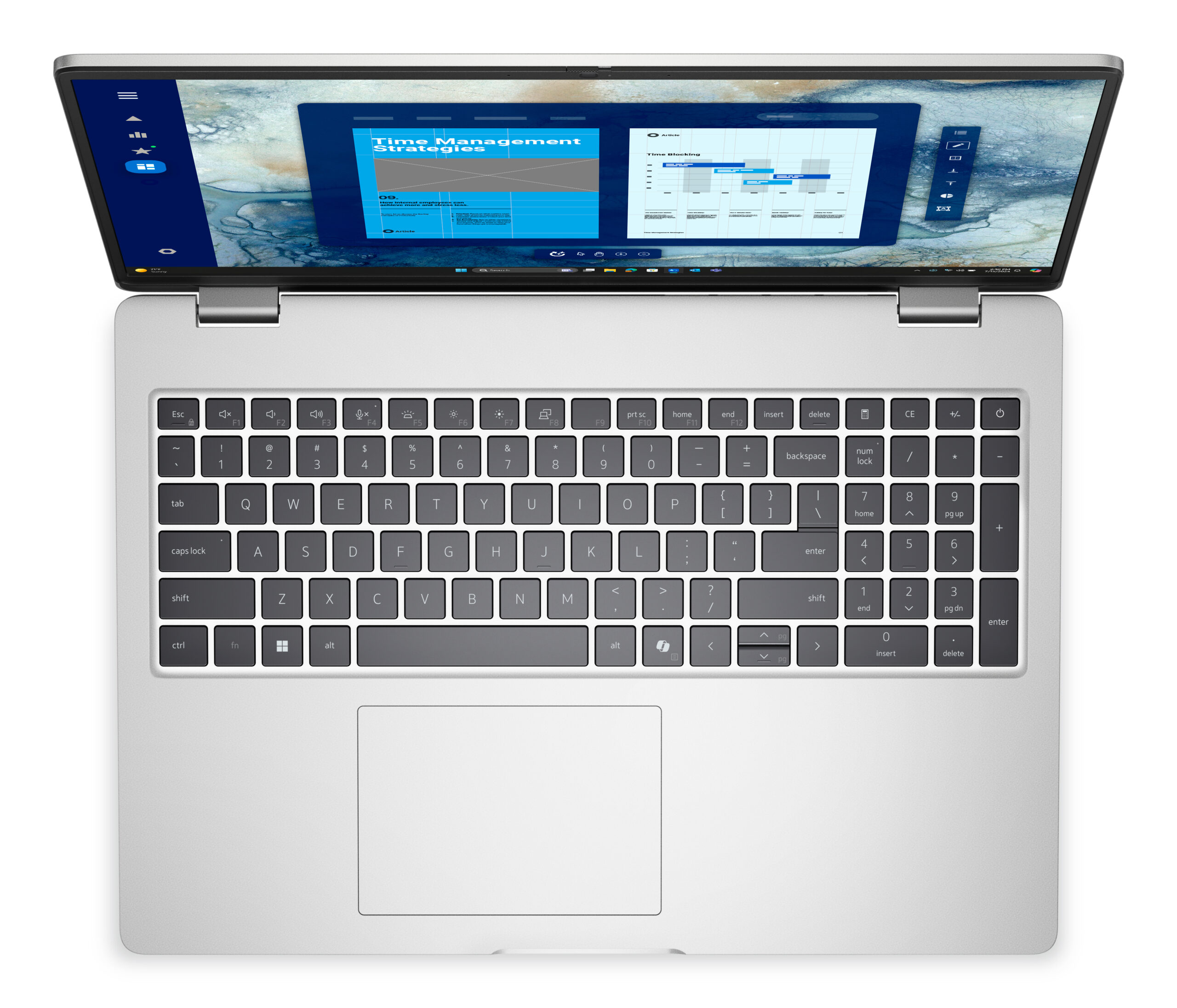 DELL Pro 16 PC16250 Intel Core Ultra 5 235U Laptop 40,6 cm (16") Full HD+ 16 GB DDR5-SDRAM 512 GB SSD Wi-Fi 6E (802.11ax) Windows 11 Pro US International Platina, Zilver - Afbeelding 4