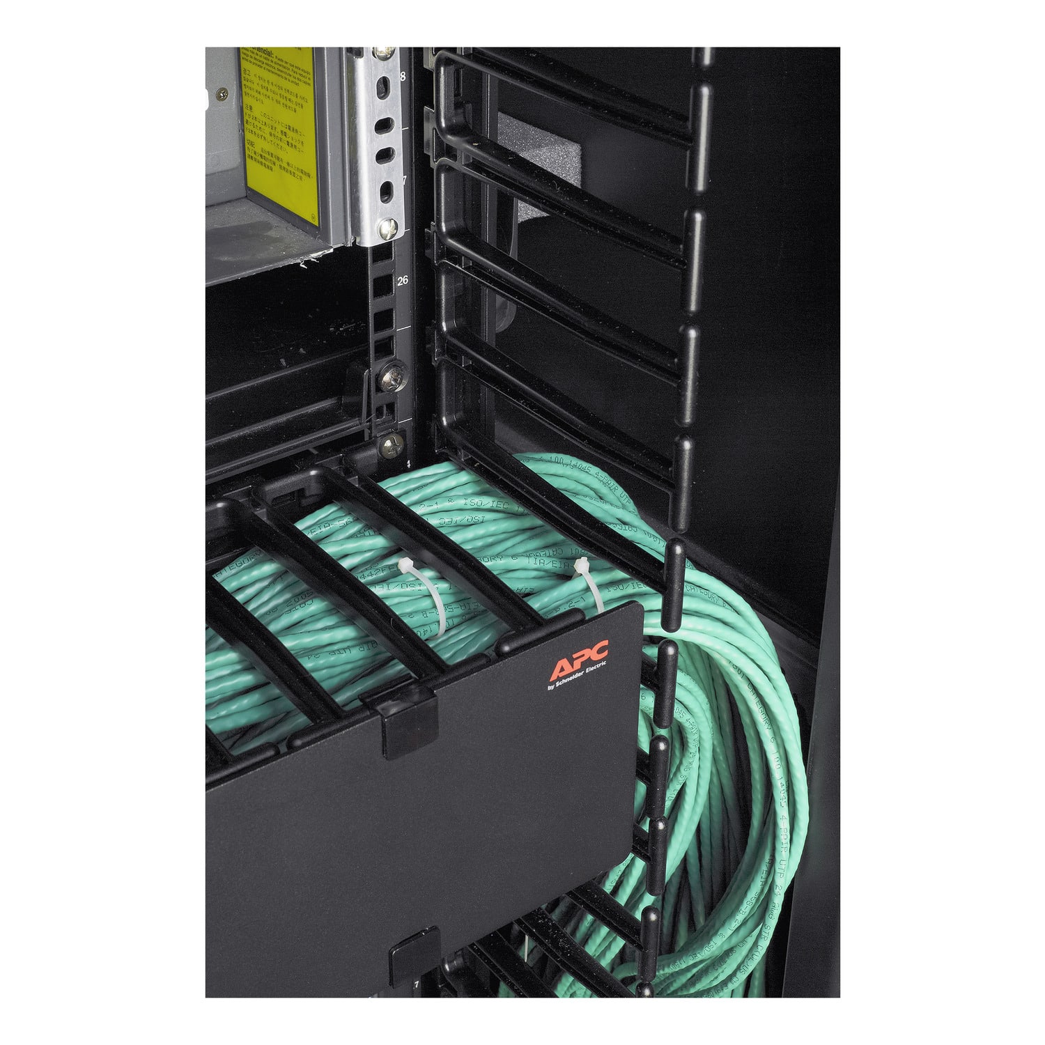 APC NetShelter SX 42U 750mm brede x 1200mm diepe netwerkbehuizing met zijden, zwart - Afbeelding 6