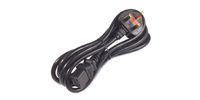 APC Pwr Cord, 16A, 200-240V, C19 to UK Plug Zwart 2 m