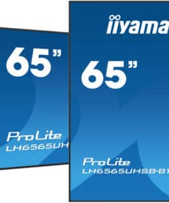 iiyama LH6565UHSB-B1 beeldkrant Kiosk-ontwerp 163,8 cm (64.5") LED Wifi 800 cd/m² 4K Ultra HD Zwart Type processor Android 11 24/7 Monitor