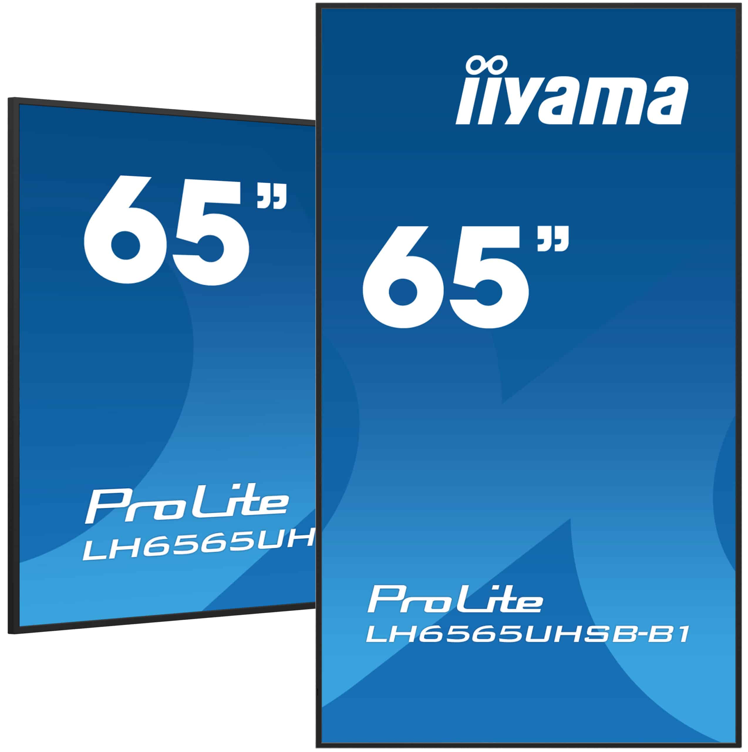 iiyama LH6565UHSB-B1 beeldkrant Kiosk-ontwerp 163,8 cm (64.5") LED Wifi 800 cd/m² 4K Ultra HD Zwart Type processor Android 11 24/7