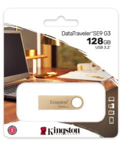 Kingston Technology DataTraveler 128GB 220MB/s Metal USB 3.2 Gen 1 SE9 G3 - Afbeelding 5