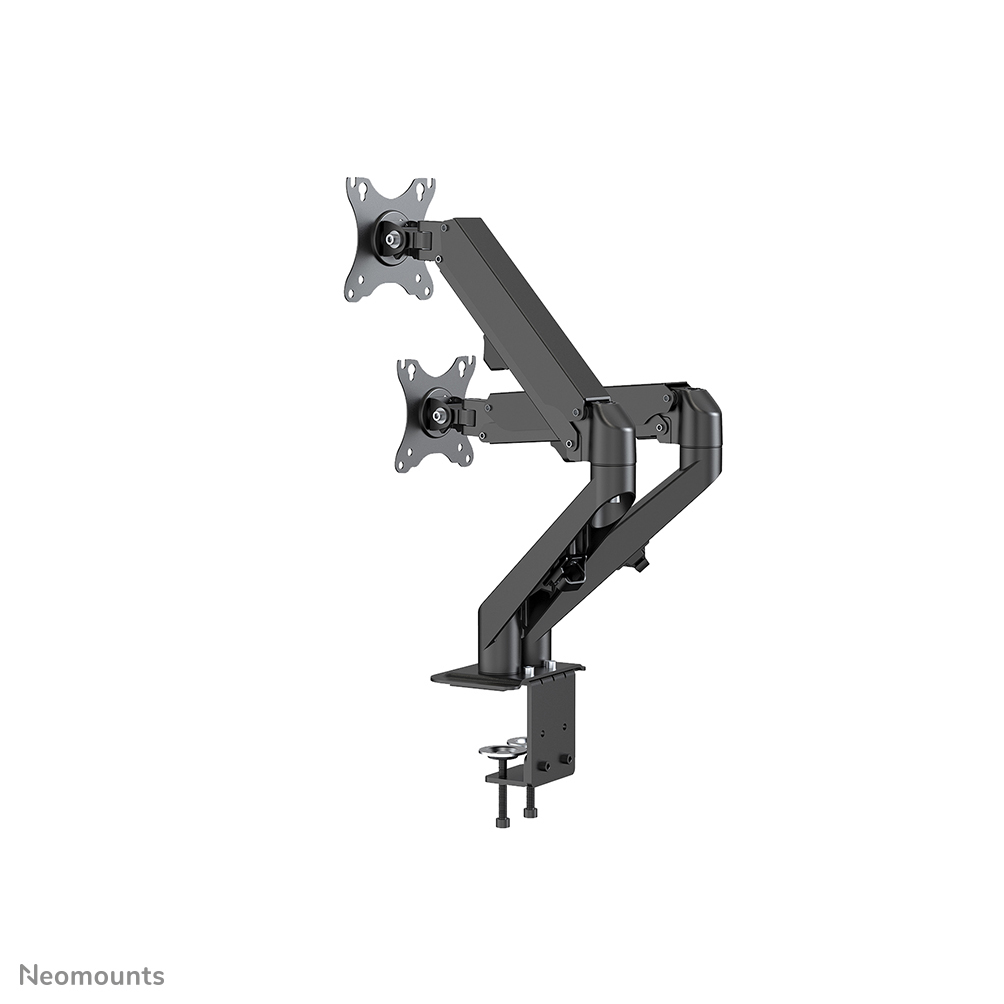 Neomounts DS70-700BL2Gas Spring Mount, clamp/grommet, Dual-mount, 17 - 27 inch - Afbeelding 5