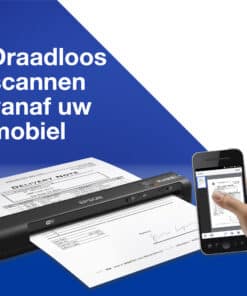 Epson WorkForce ES-60W, snelle draadloze mobiele A4-scanner met Wi-Fi-connectiviteit, ScanSmart-technologie en LCD-scherm - Afbeelding 4