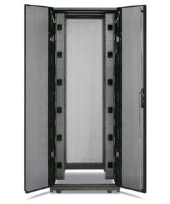 APC NetShelter SX 42U 750mm(b) x 1070mm(d) 19" IT rack, behuizing zonder zijpanelen, zwart