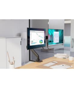 Kensington SmartFit Dual Monitor Arm met Crossbar en Handle - Afbeelding 2
