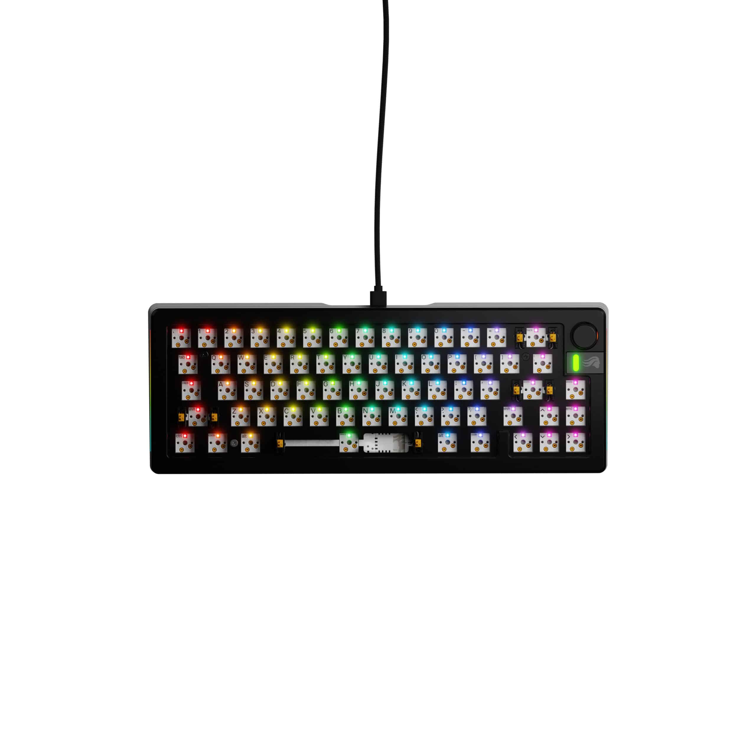 Glorious Gaming GMMK 3 PRO 65% Barebones toetsenbord Gamen USB Nee Zwart - Afbeelding 2