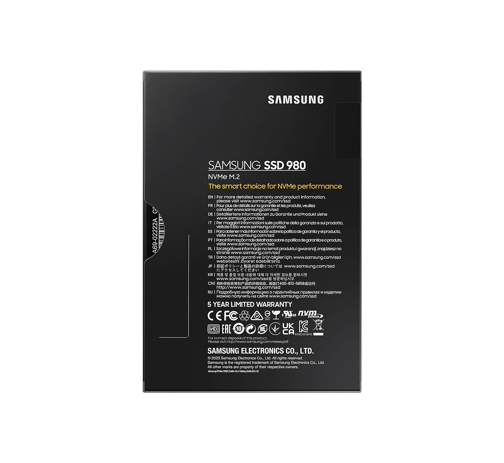 Samsung 980 500 GB M.2 PCI Express 3.0 NVMe V-NAND MLC - Afbeelding 3