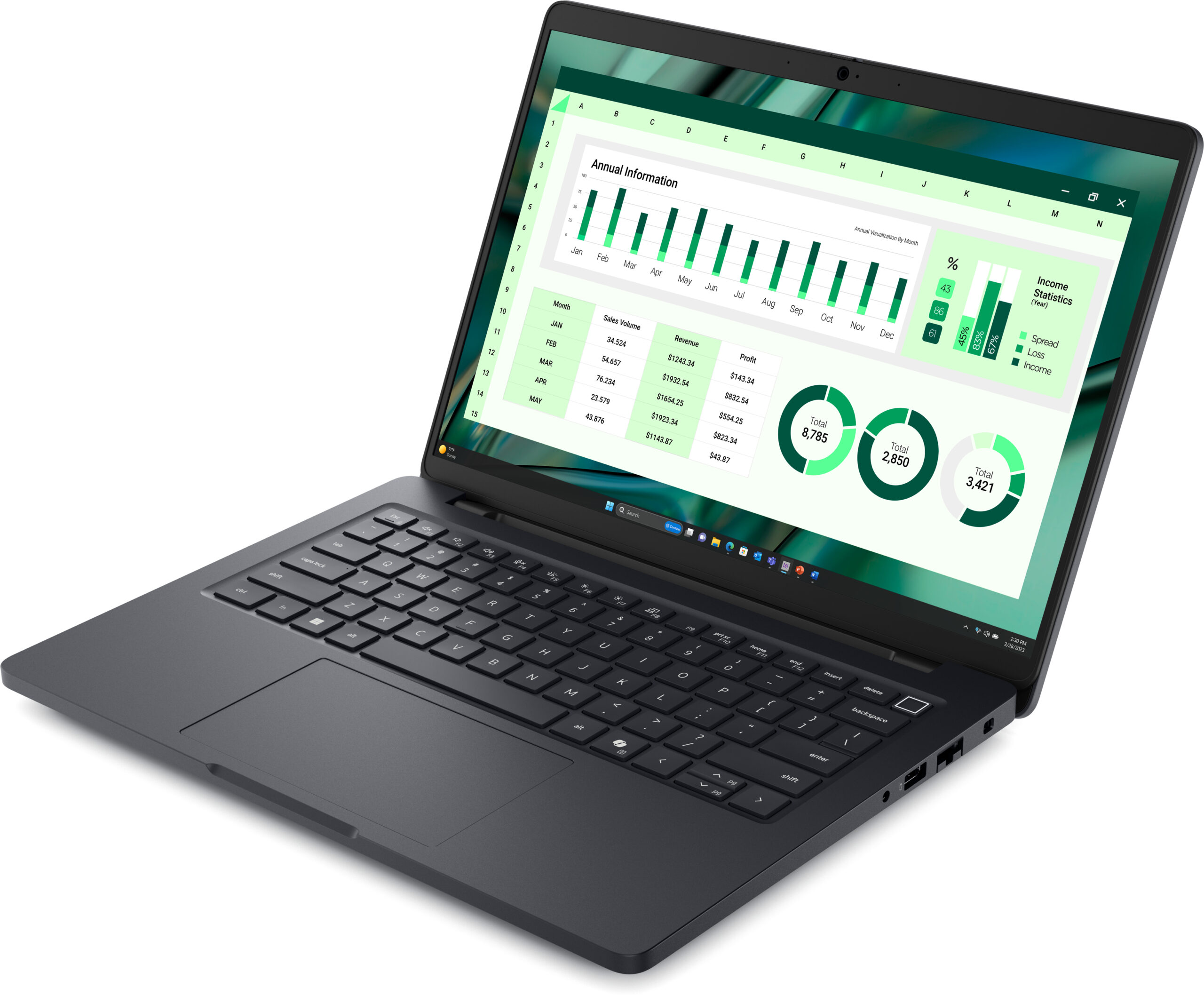 DELL Pro Max 14 MC14250 Intel Core Ultra 7 265H Mobiel werkstation 35,6 cm (14") Full HD+ 32 GB LPDDR5x-SDRAM 1 TB SSD NVIDIA RTX PRO 500 Blackwell Wi-Fi 7 (802.11be) Windows 11 Pro Engels Zwart - Afbeelding 3
