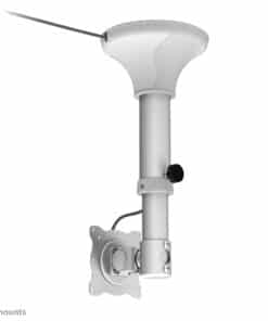 Neomounts FPMA-C025SILVER Monitor/TV-beugel plafond 10-30" - h 37-47 cm - kantelbaar - Afbeelding 3