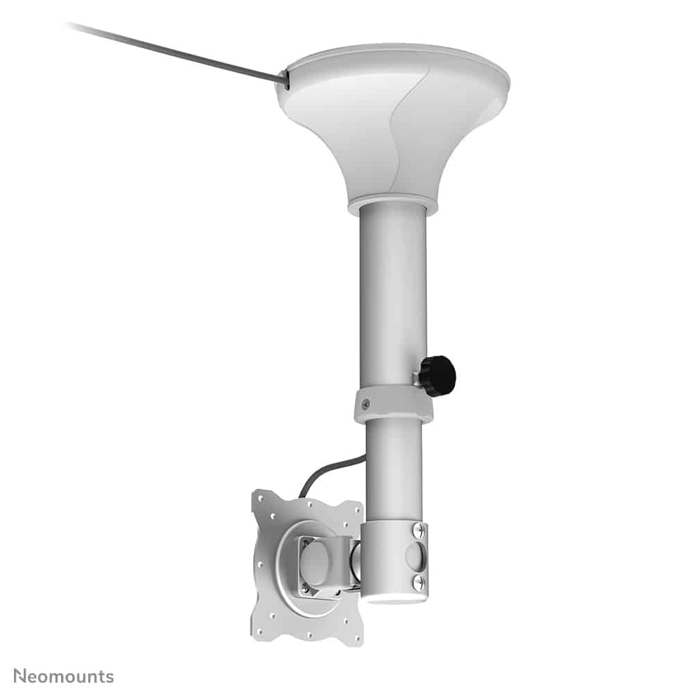 Neomounts FPMA-C025SILVER Monitor/TV-beugel plafond 10-30" - h 37-47 cm - kantelbaar - Afbeelding 3