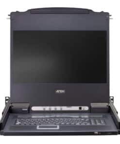 ATEN CL5708N rack console 48,3 cm (19") 1280 x 1024 Pixels Metaal, Kunststof Zwart 1U - Afbeelding 6