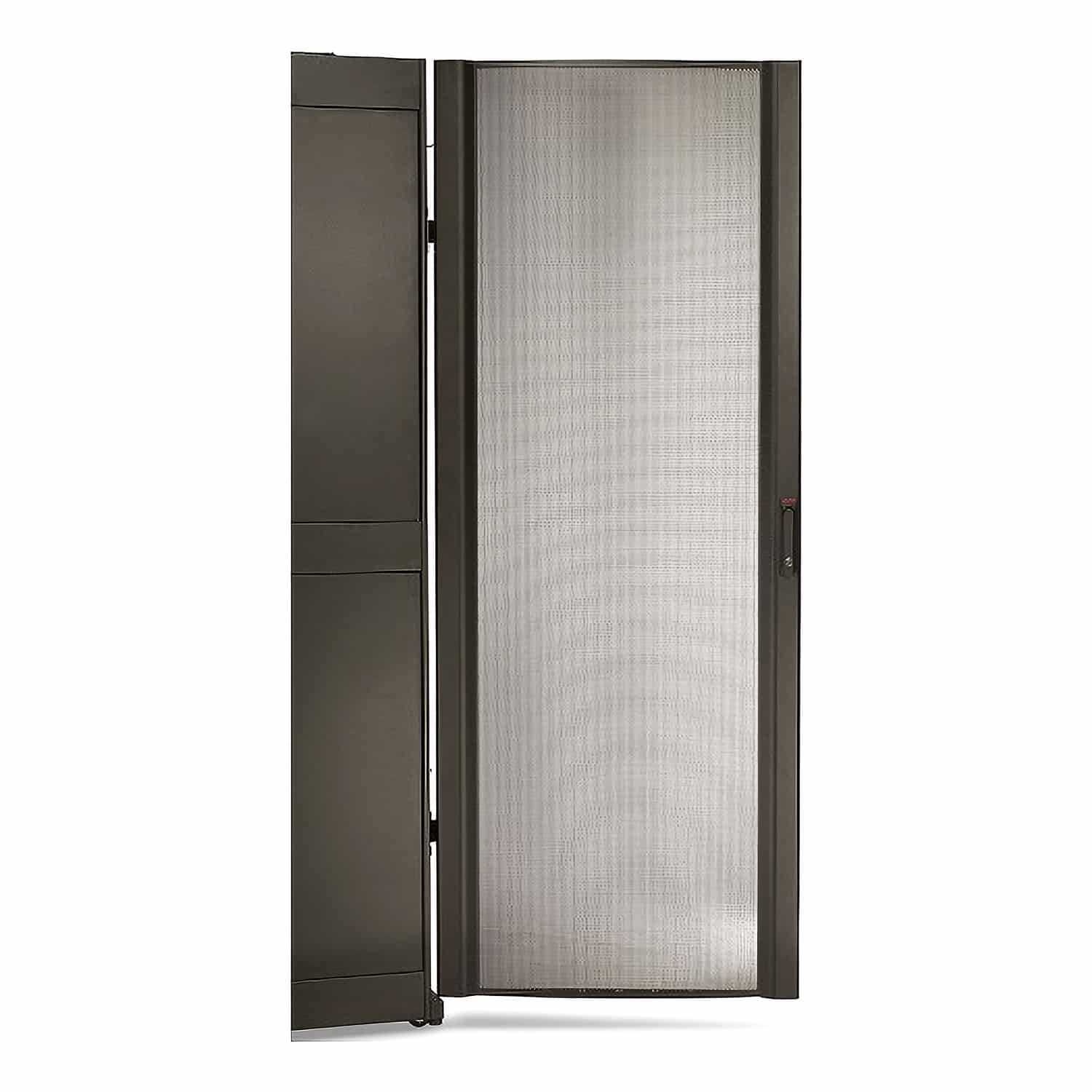 APC NetShelter SX 42U 600 mm brede geperforeerde gewelfde deur zwart - Afbeelding 2