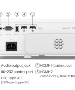 BenQ TK710STi Projector met korte projectieafstand 3200 ANSI lumens DLP UHD 4K (3840x2160) 3D Zwart, Wit - Afbeelding 5