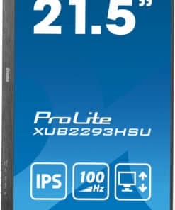 iiyama ProLite XUB2293HSU-B7 computer monitor 54,6 cm (21.5") 1920 x 1080 Pixels Full HD LED Zwart - Afbeelding 3