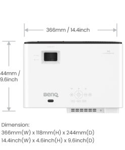 BenQ X500i Projector met korte projectieafstand 2200 ANSI lumens DLP UHD 4K (3840x2160) Zwart, Wit - Afbeelding 8