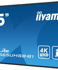 iiyama LH5565UHSB-B1 beeldkrant Kiosk-ontwerp 138,7 cm (54.6") LED Wifi 800 cd/m² 4K Ultra HD Zwart Type processor Android 11 24/7 - Afbeelding 7