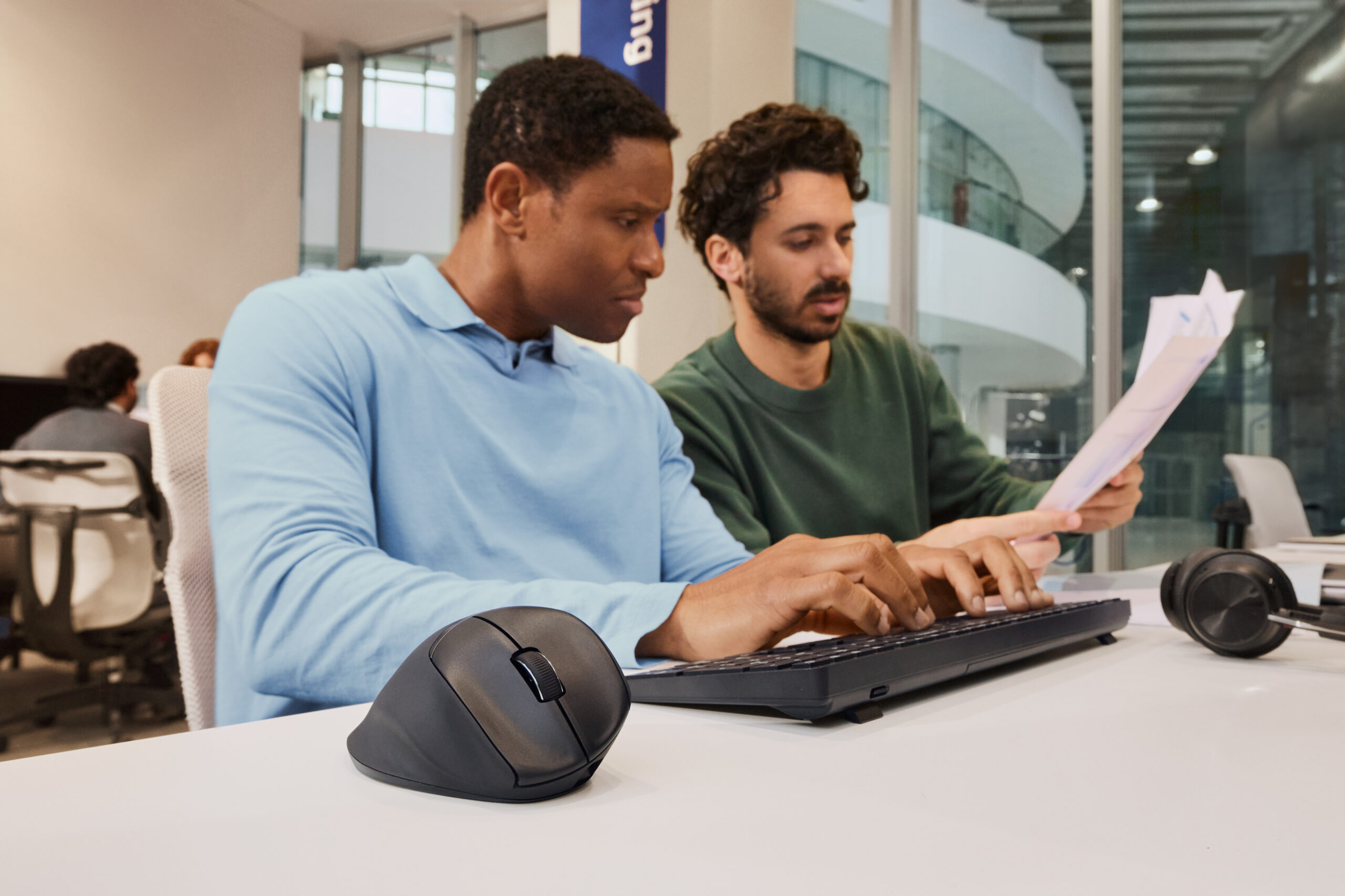 HP Tilt ergonomische muis 725M - Afbeelding 2