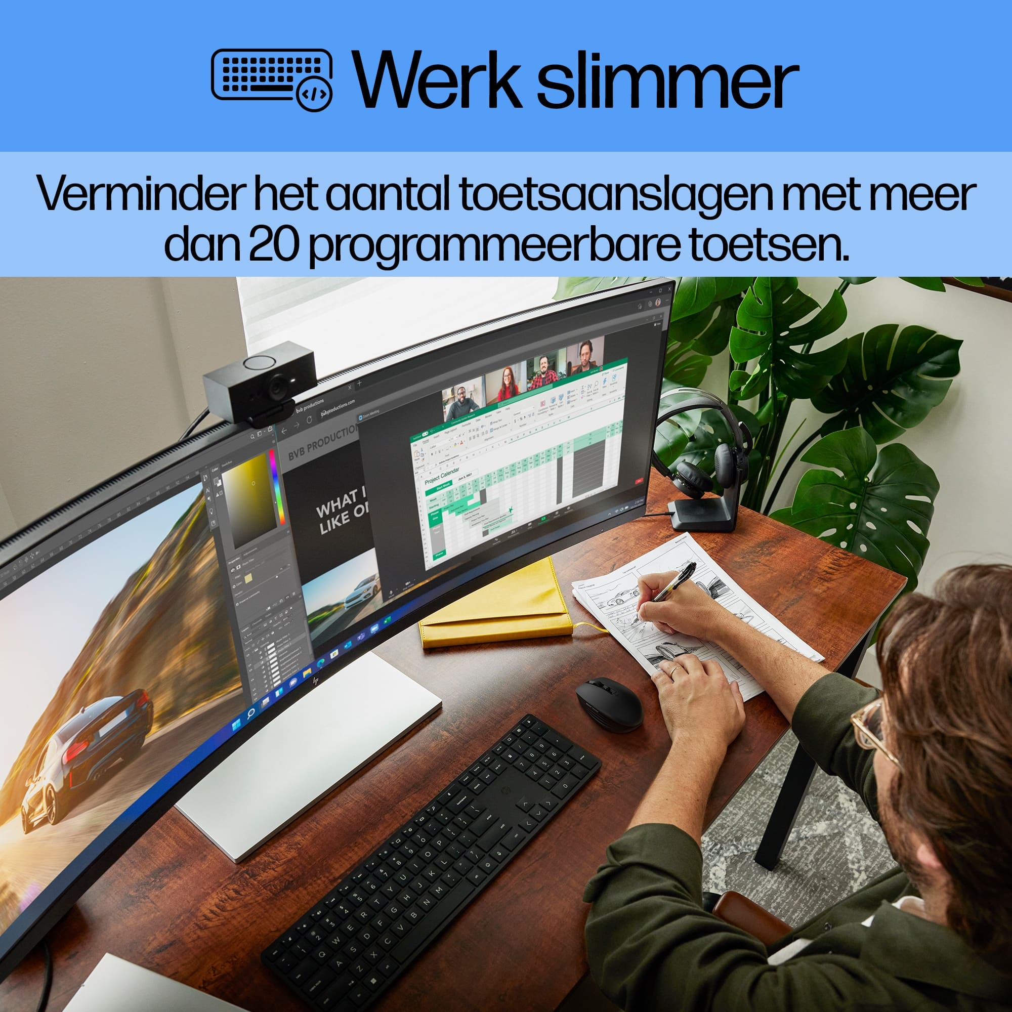 HP 650 draadloze toetsenbord- en muiscombinatie - Afbeelding 7