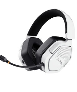 Trust GXT 493W Carus Gaming Headset - Draadloze gamingheadset – Bluetooth en 2.4 GHz verbinding – Afneembare microfoon – Wit