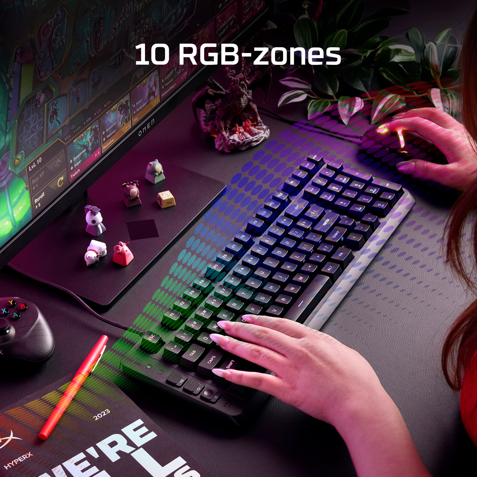 HyperX Eve 1800 - gamingtoetsenbord - Afbeelding 5
