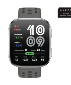 Amazfit Bip 6 Charcoal 5 cm (1.97") AMOLED Digitaal 390 x 450 Pixels Touchscreen Zilver GPS