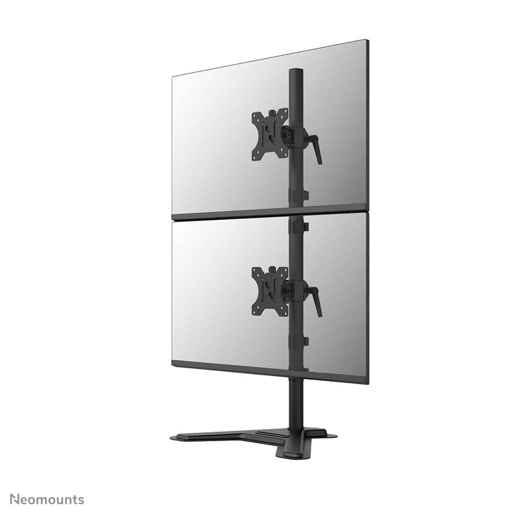 Neomounts DS45-600BL2V Monitorstandaard voor twee schermen 10-32"