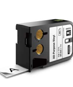 DYMO XTL multifunctionele labels van vinyl | 24 mm x 7 m | zwart op wit