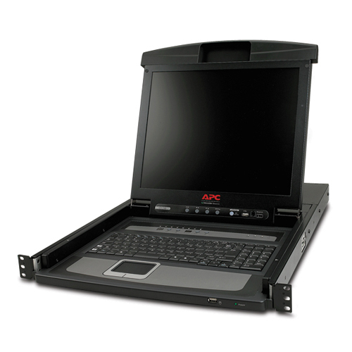 APC 17" rack LCD-console met geïntegreerde 8-poorts analoge KVM-schakelaar - Afbeelding 4