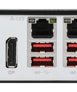 Shuttle Slim AI PC DN11H5 Intel Core Ultra 5 125H, Intel Arc graphics, 2xHDMI, 2x DP, 4x 2.5Gbit LAN, VESA, 24/7 permanent gebruik Barebone - Afbeelding 3