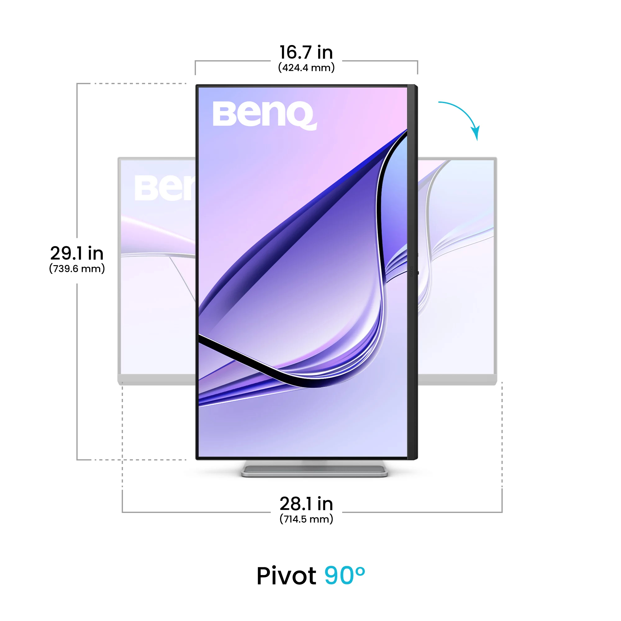 BenQ MA320UP computer monitor 80 cm (31.5") 3840 x 2160 Pixels 4K Ultra HD Wit - Afbeelding 5
