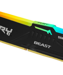 Kingston KF556C40BBA-32 FURY Beast RGB DIMM, 32 GB, DDR5, 5600 MHz, PC5-44800, Black