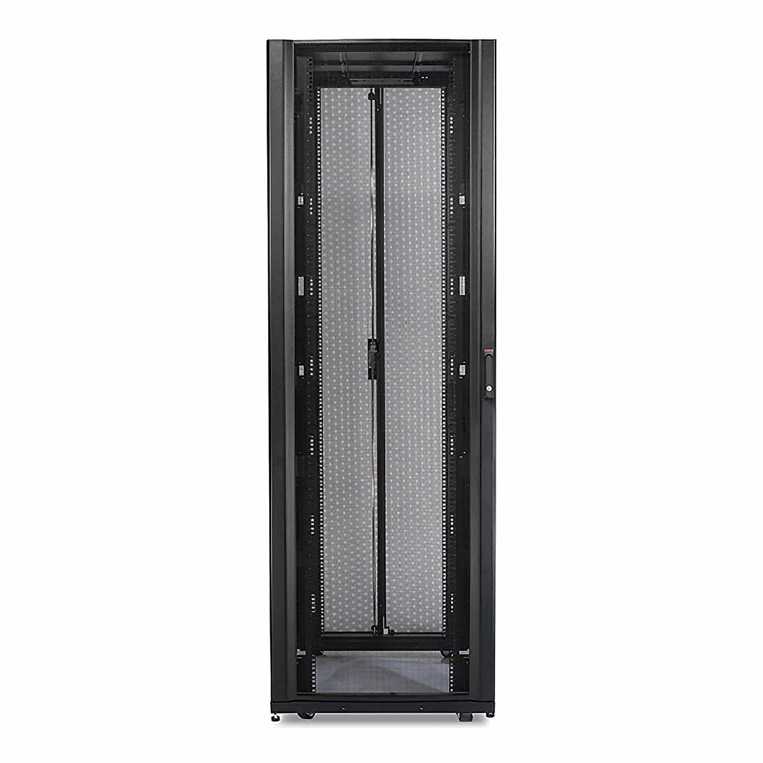 APC NetShelter SX 42U 750mm brede x 1070mm diepe behuizing met zijden, zwart - 907 kg Schokbestendige verpakking