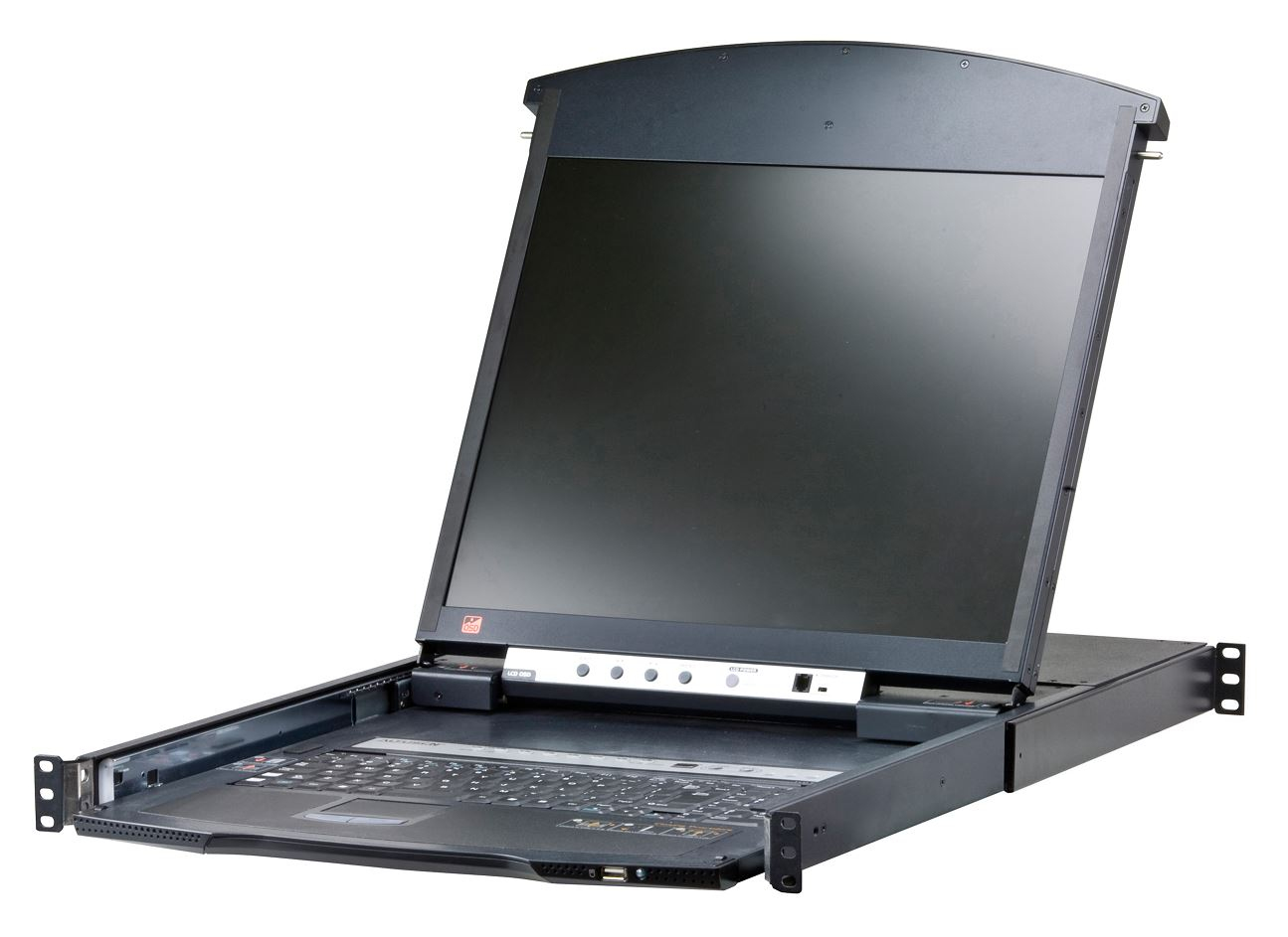 ATEN KL1508AIM rack console 43,2 cm (17") 1280 x 1024 Pixels Metaal Zwart 1U