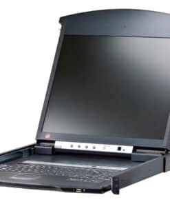 ATEN KL1508AiM rack console 43,2 cm (17") 1280 x 1024 Pixels Metaal Zwart 1U