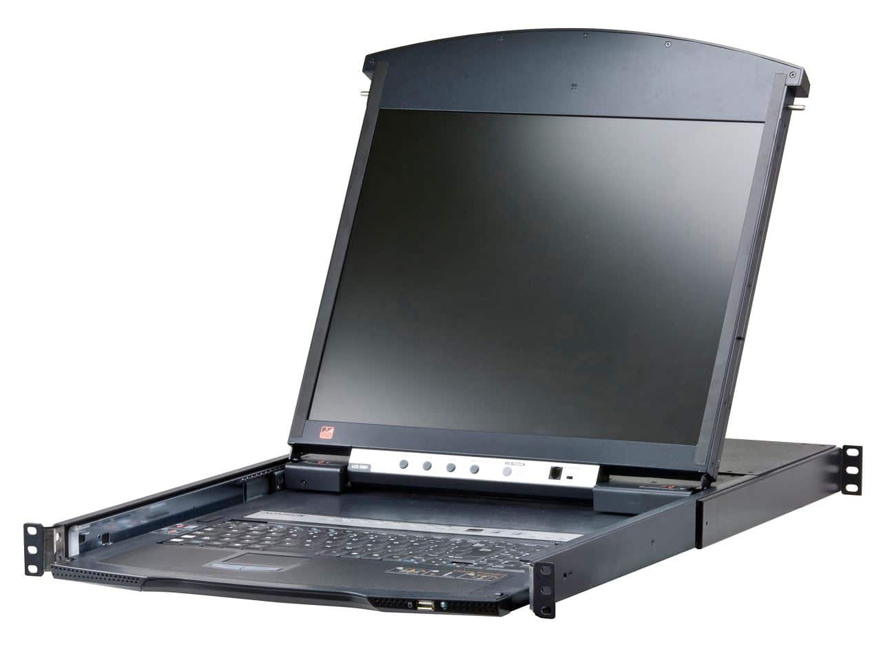 ATEN KL1508AIM rack console 43,2 cm (17") 1280 x 1024 Pixels Metaal Zwart 1U
