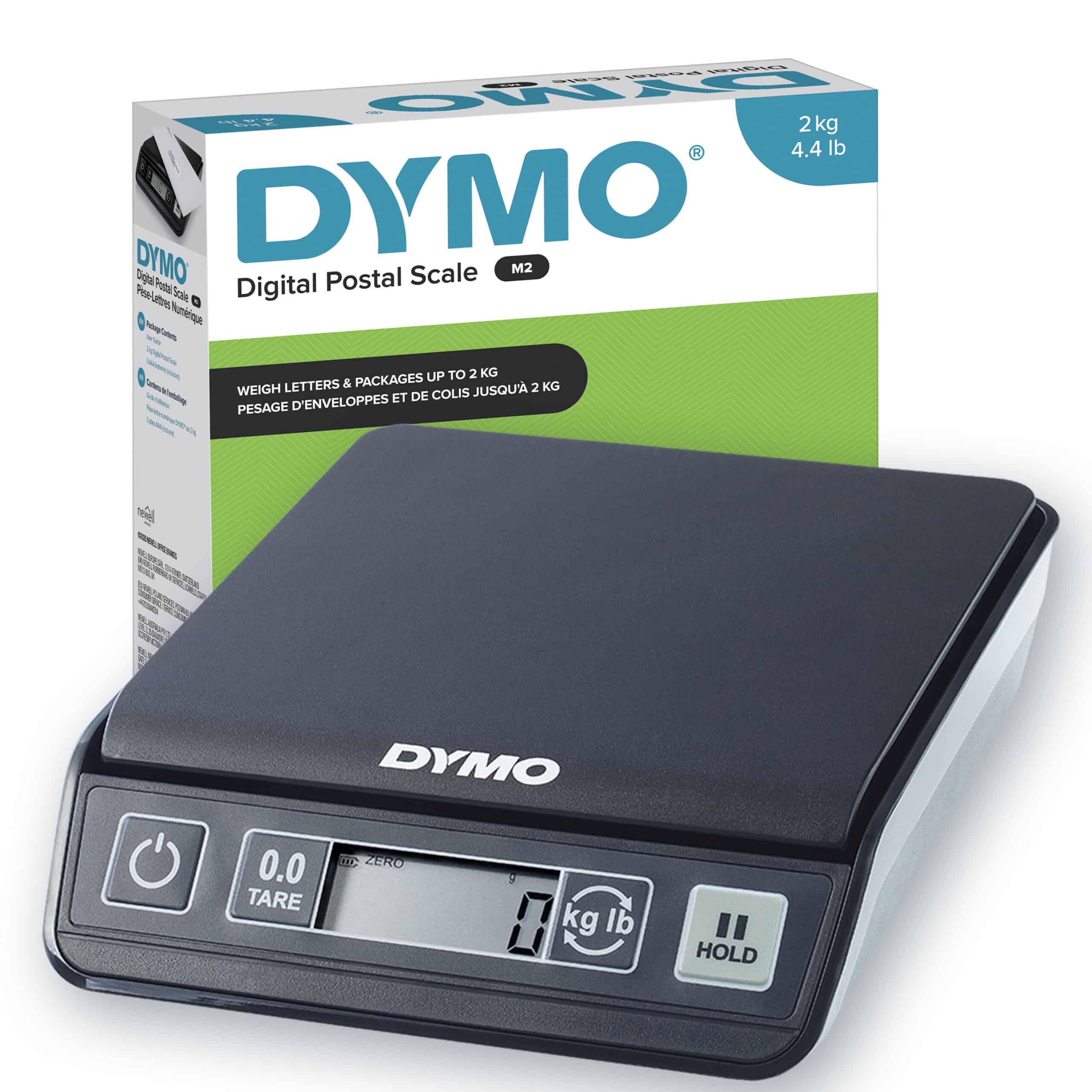 DYMO digitale postweegschalen | tot 2 kg capaciteit | 20 cm x 20 cm