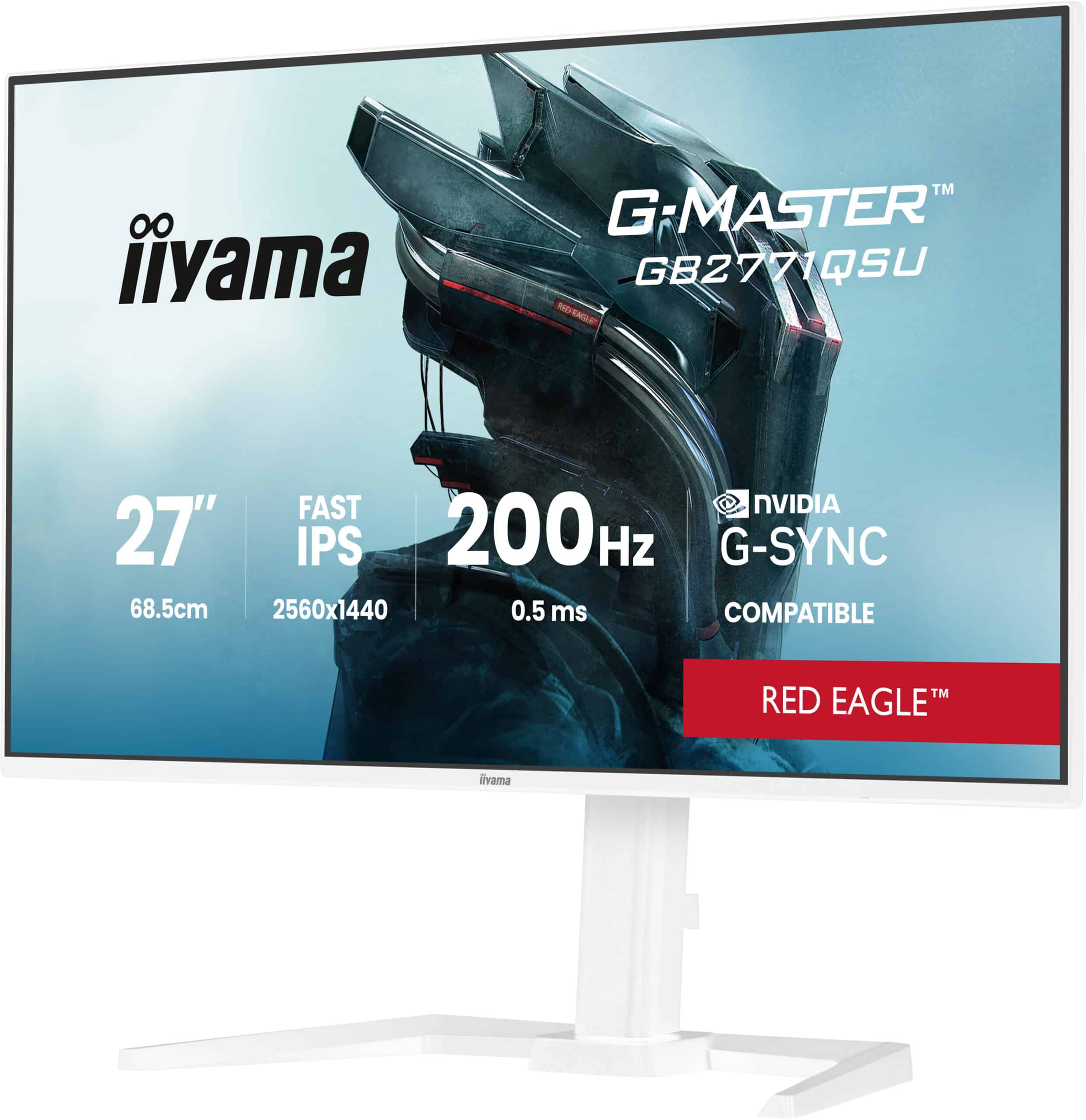 iiyama G-MASTER GB2771QSU-W1 computer monitor 68,6 cm (27") 2560 x 1440 Pixels Wide Quad HD Wit - Afbeelding 6
