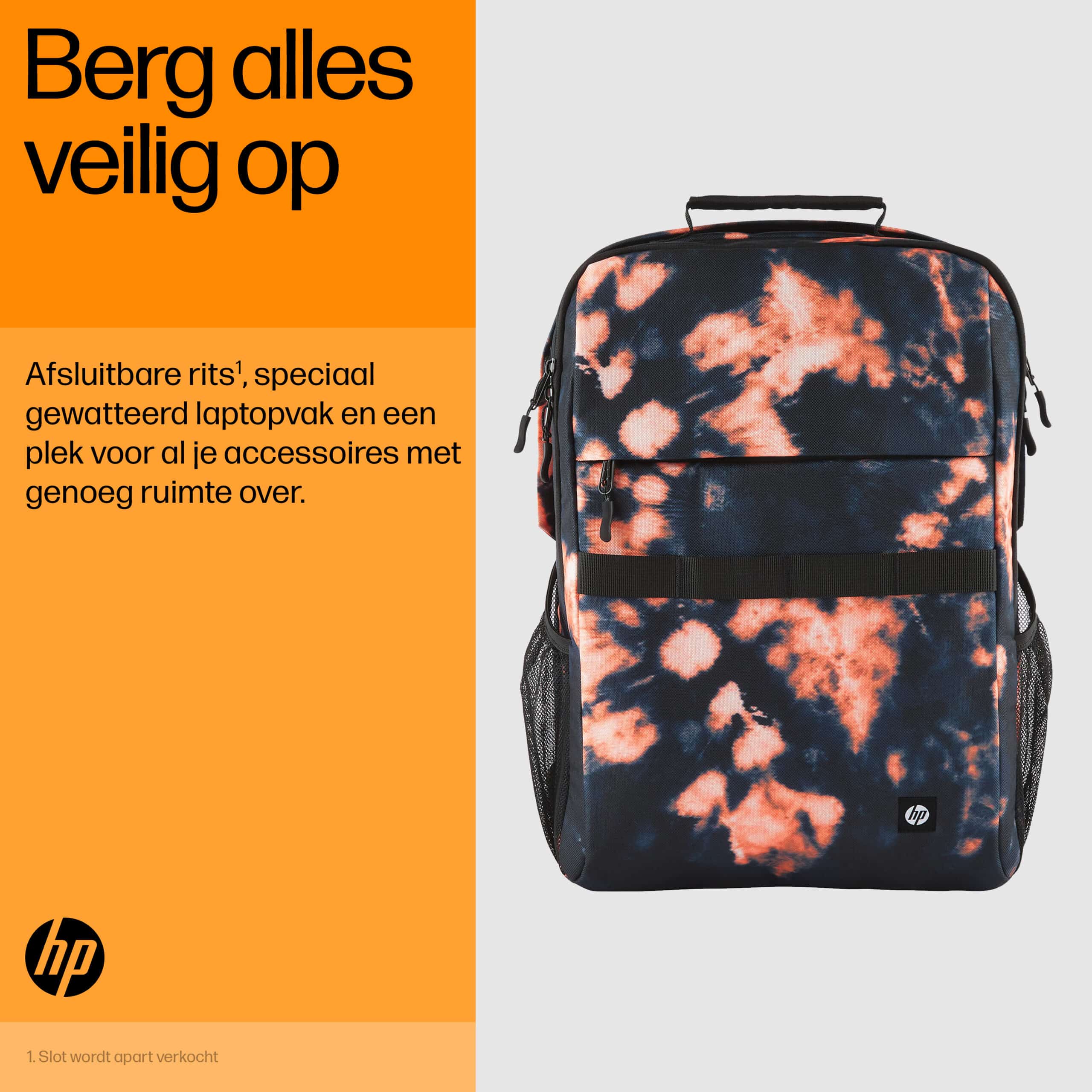 HP Campus XL Backpack, tie-dye - Afbeelding 4